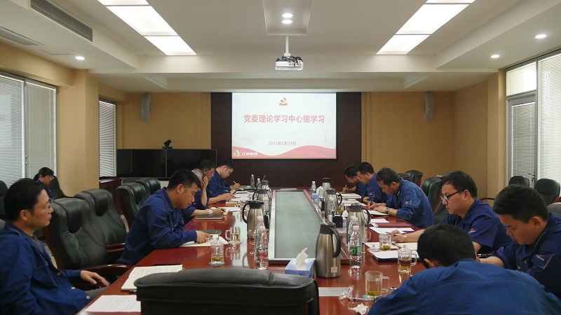 5月29日下午，，城门山铜矿进行党委理论学习中心组专题学习会议（黄华堂）.jpg